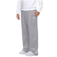 thumbnail image 1 of OYXSER Boys Sweatpants Wide Leg Drawstring Waist Loose Fit Trousrs with Pockets, Light Gray 14-15Y, 1 of 7