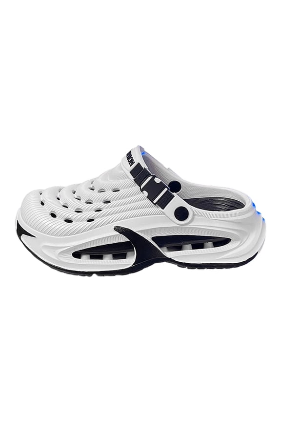 Garden & Beach Clogs Unisex EVA Waterproof Slip-On Shoes for Gardening, Pool, Yard Slip Lightweight Casual Shoes Solid Color Non Slip Breathable Thick Soled Shoes