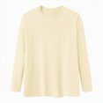 thumbnail image 1 of OYXSER Men's Long Sleeve T Shirt Crew Neck Cotton Soft Lightweight Basic Tee 9 Colors S-3XL, 1 of 9