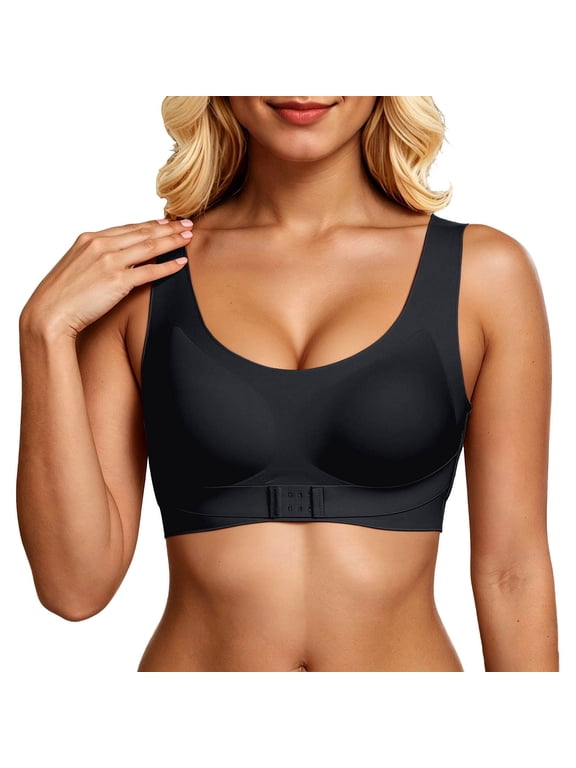 Posture Bras for Women Anti-Sagging Wireless Full Coverage Br