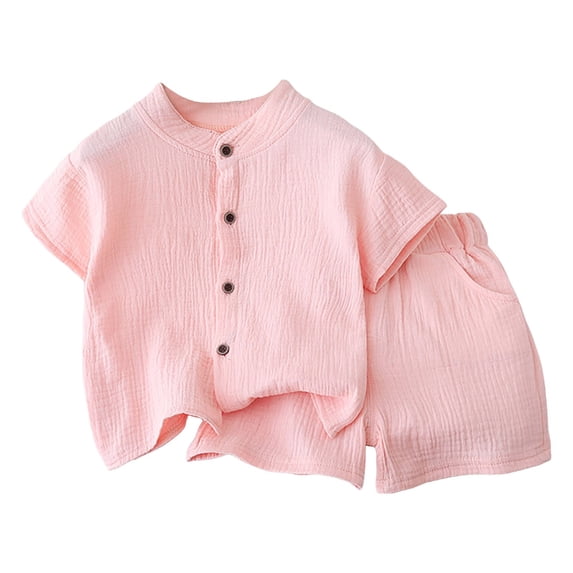 OYXSER Toddler Boy Outfit Funny T Shirt Short Sleeve T Shirt and Shorts Set Cool Short Sets, Pink 3-4T