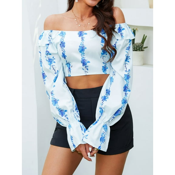 OYYNIIS Blouses for Women Dressy Casual Tube Long Womens Tops Fashion Shirts M