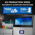 thumbnail image 1 of OYang Commercial Ice Maker Machine, Freestanding Under Counter Stainless Steel Ice Machine,100Lbs/24 Hour with 35Lbs Ice Storage Capacity,Self Cleaning,Ideal for Restaurant/Bar, 1 of 7
