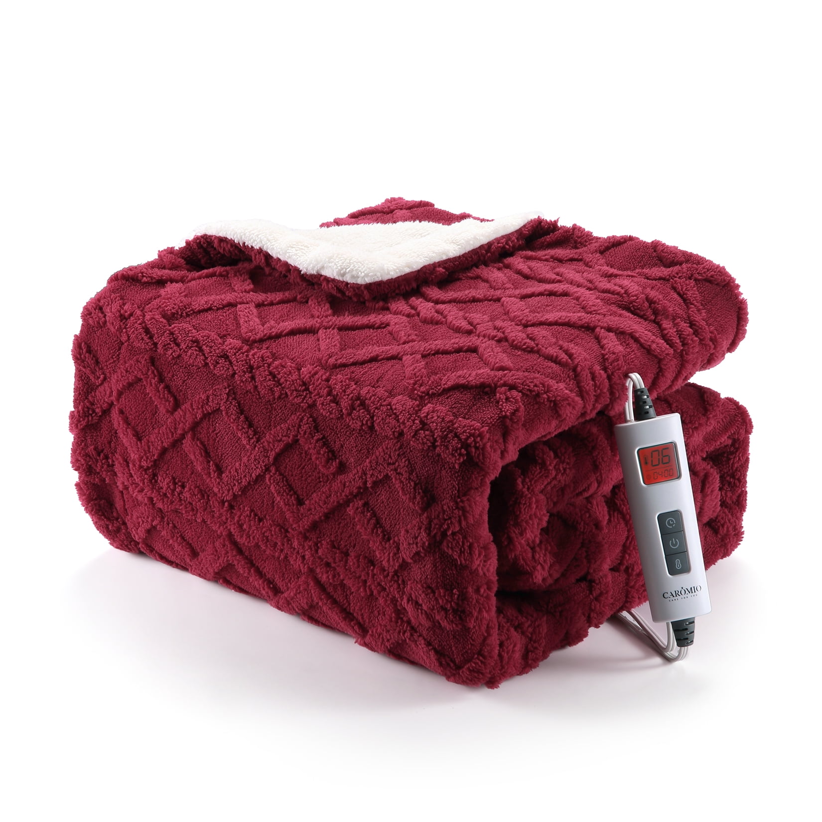 OYang Electric Blanket Cotton Velvet Twist Jacquard & Lamb Velvet