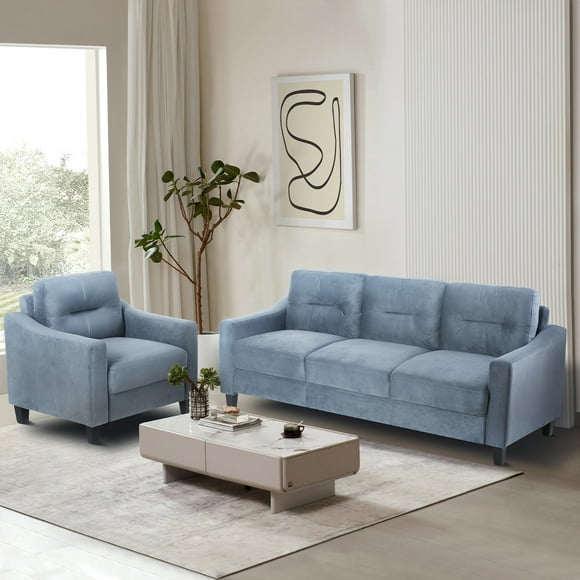 OYang Sofa Couch Comfortable Sectional Couches and Sofas Foldable Loveseat with Armrests for Compact Living Spaces, Apartment, Dorm, Studio, Guest Room