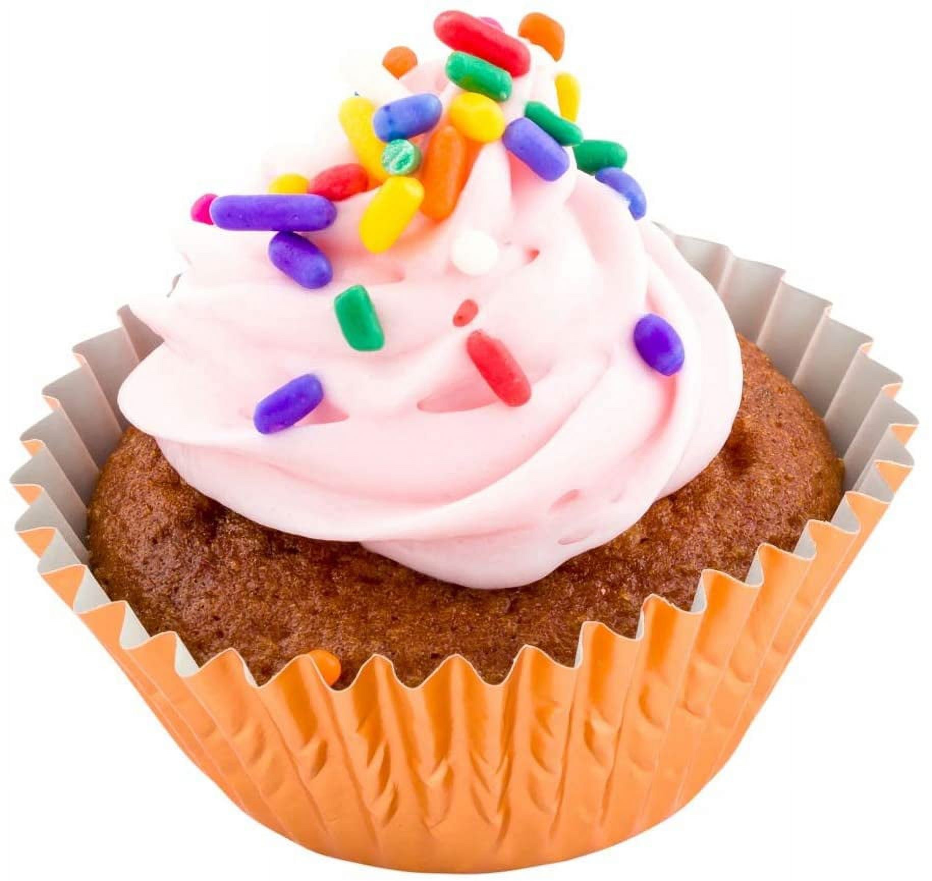 OZ Cupcake Liners,200 GreaseResistant Metallic Cupcake LinersFor