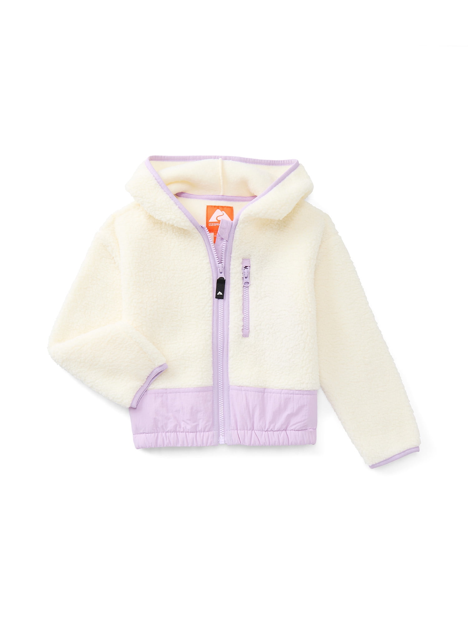Ozark Trail Girls Zip Fleece Jacket, Sizes 4-18