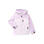 Ozark Trail Girls Snow and Ski Hooded Zip-Up Jacket, Sizes 4-18