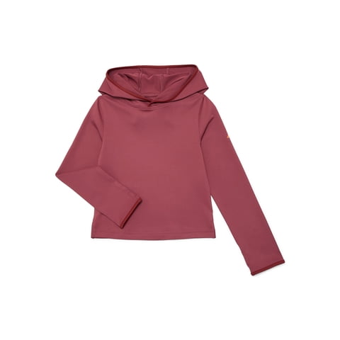 Boys Hooded Sun Shirt with Long Sleeves, Sizes 4-18 & Husky