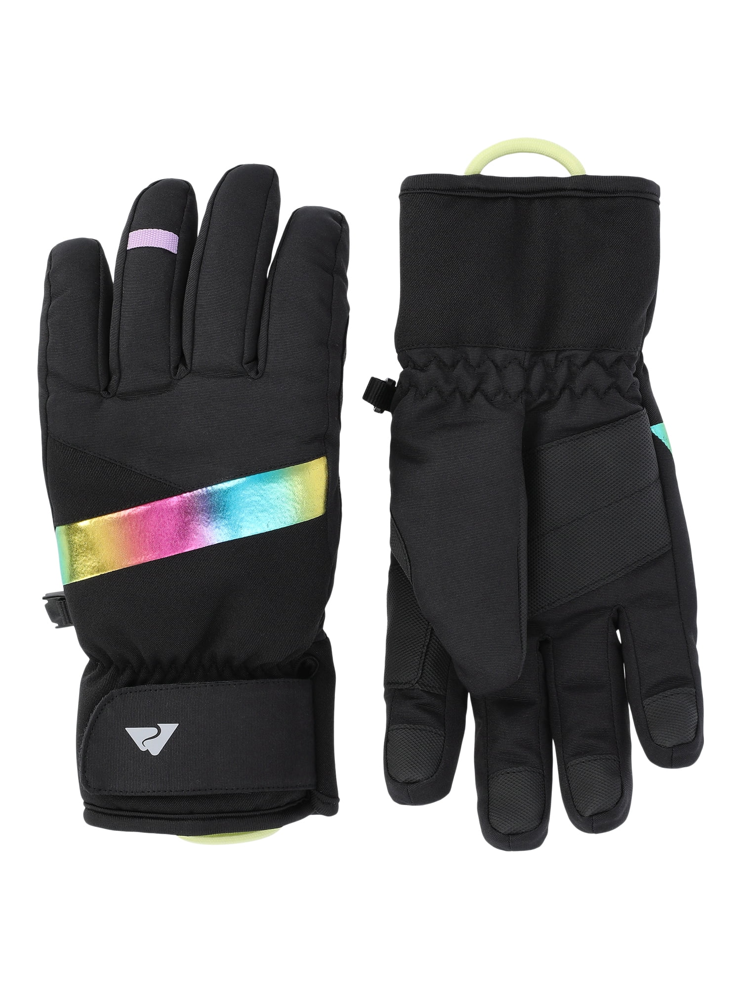Ozark Trail Girls Hybrid Ski Gloves, Sizes S-XL