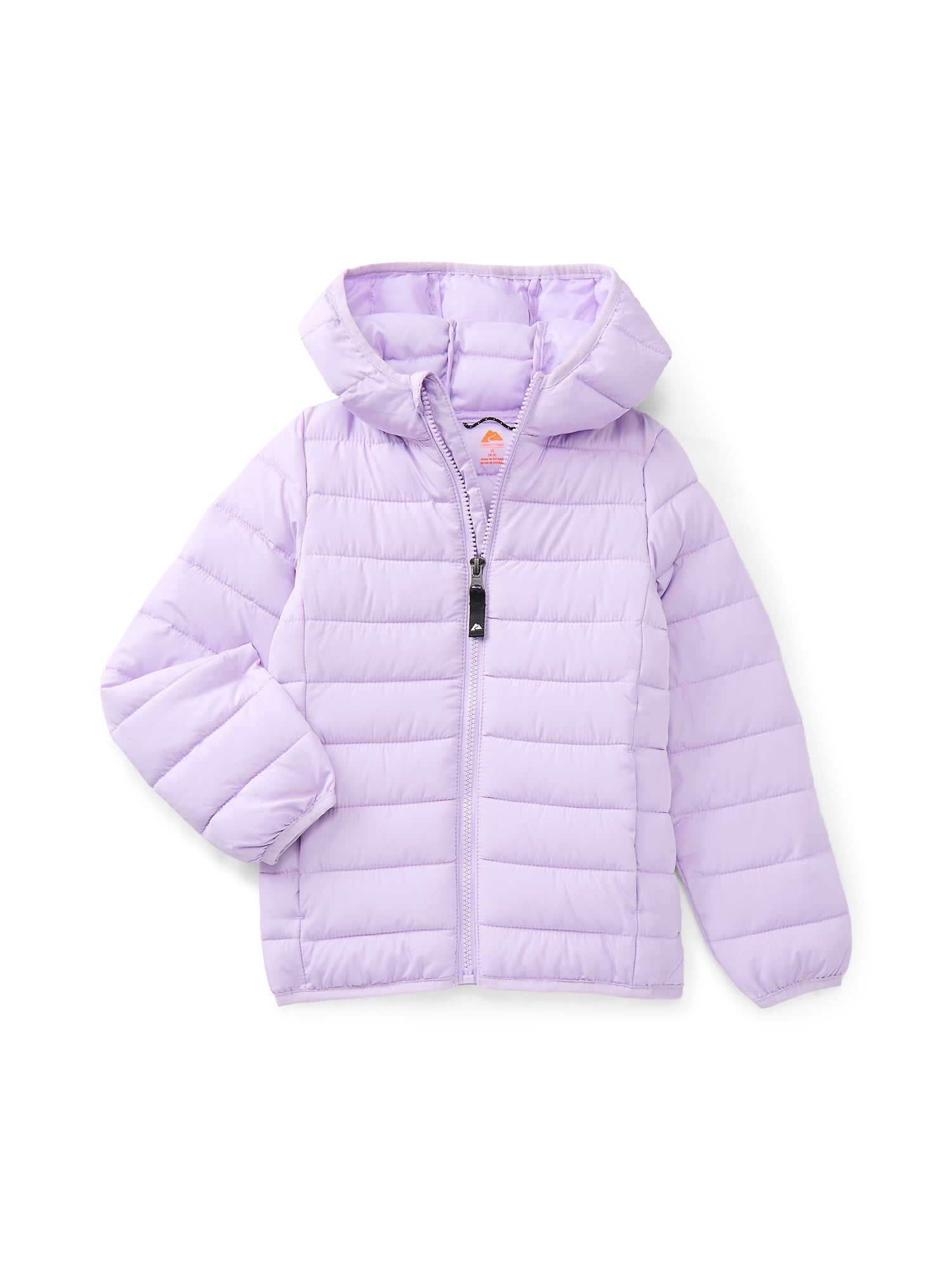 Ozark Trail Girls Everyday Puffer Jacket, Sizes 4-18