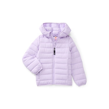 Ozark Trail Girls Everyday Puffer Jacket, Sizes 4-18