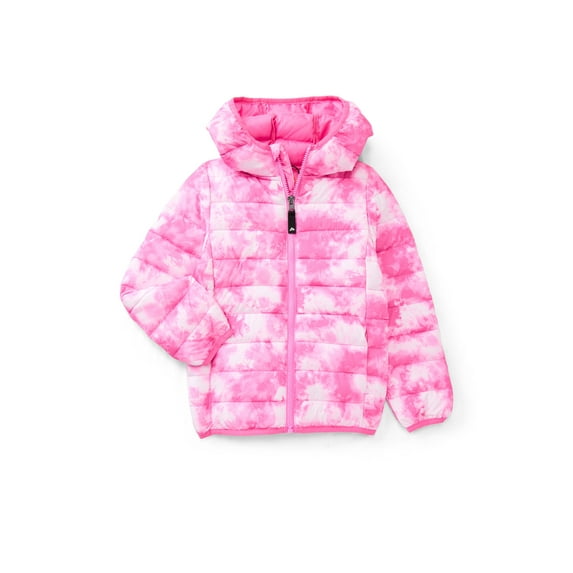 Ozark Trail Girls Everyday Puffer Jacket, Sizes 4-18