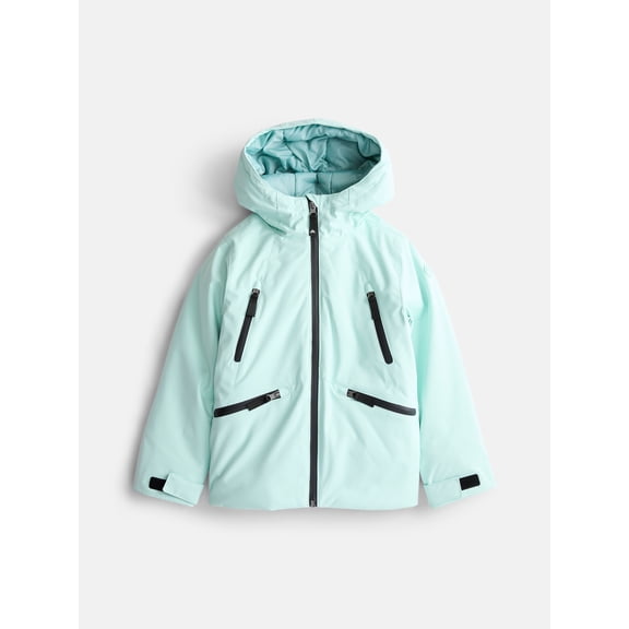 Ozark Trail Girls' Performance Snow and Ski Jacket With Hood, Sizes 4-18