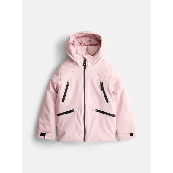 Ozark Trail Girls' Performance Snow and Ski Jacket With Hood, Sizes 4-18
