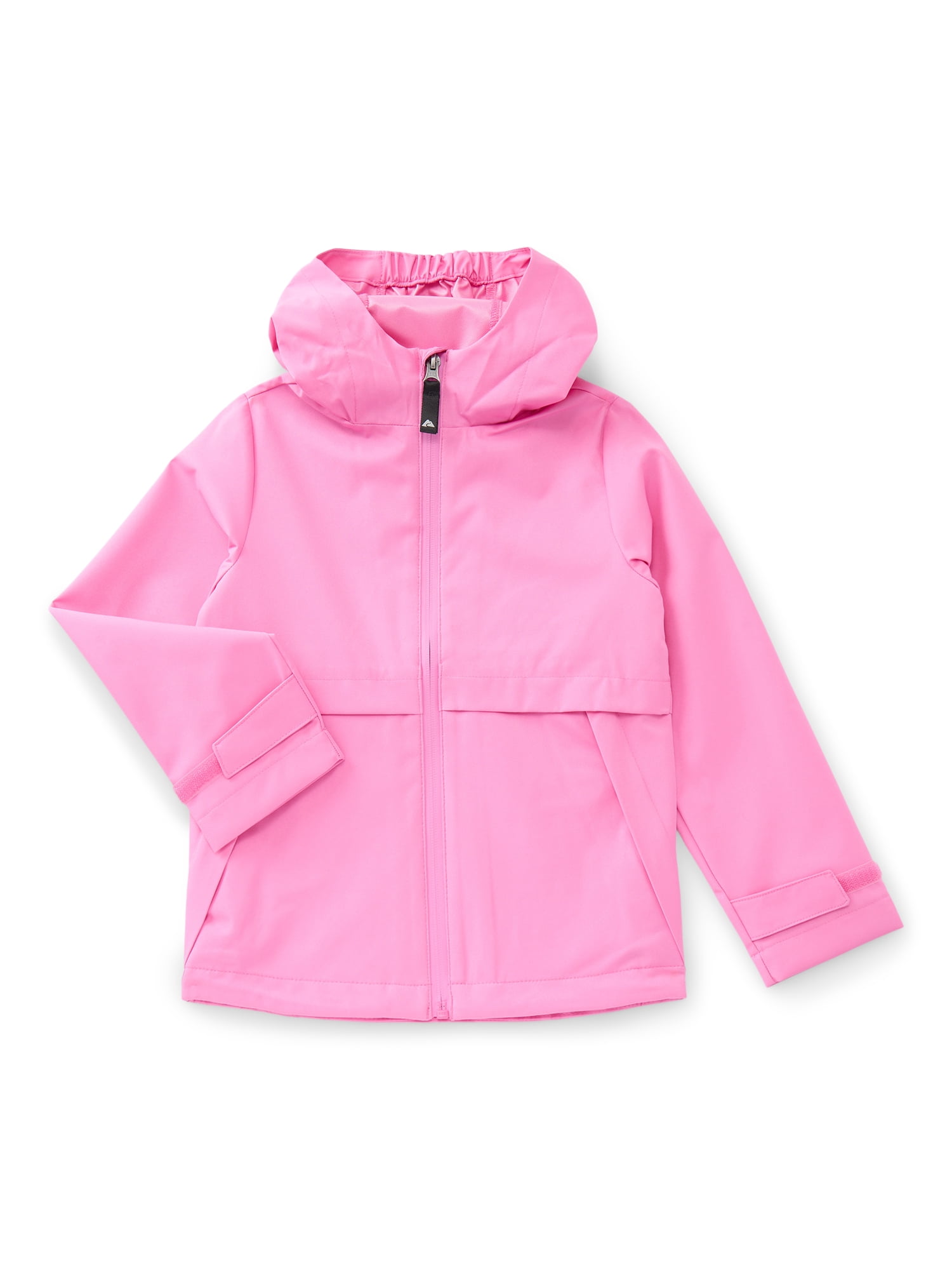 Ozark Trails Girls' Hooded Rain Jacket, Sizes 4-18