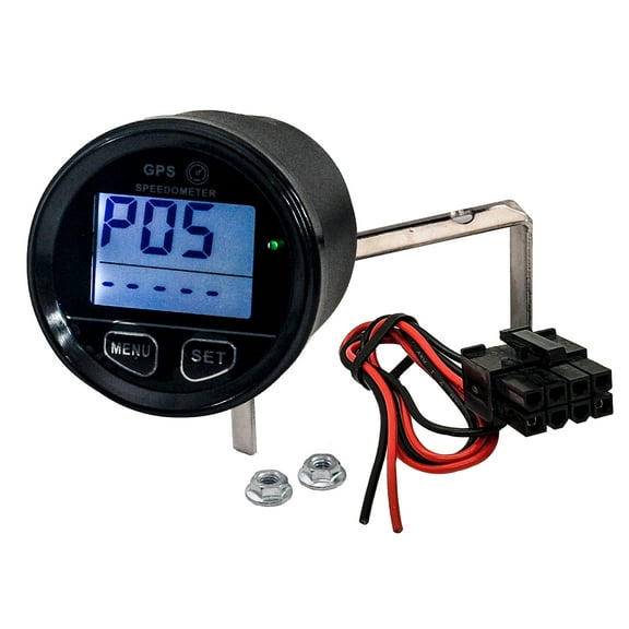 OZ-USA 60mm GPS Speedometer Gauge Resettable Odometer Battery Meter Digital Dash 12V 24V MPH KMH for Car Truck Boat Marine Vessels Motorcycle Cart ATV Glider