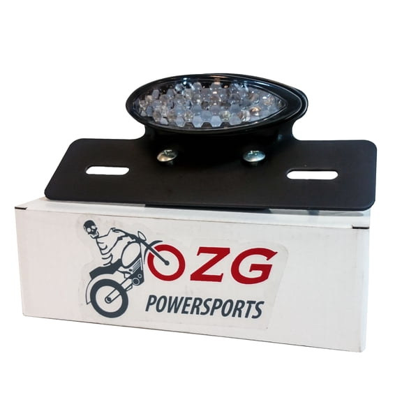 OZ-USA? LED Plate Holder Tail Light Brake Motorcycle Custom License Relocator Dual Sport