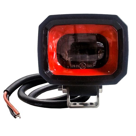 OZ-USA Red Line LED Forklift Light Warehouse Safety Front Side Marker Clearance Warning Lamp Spot Offroad Race 12V 48V