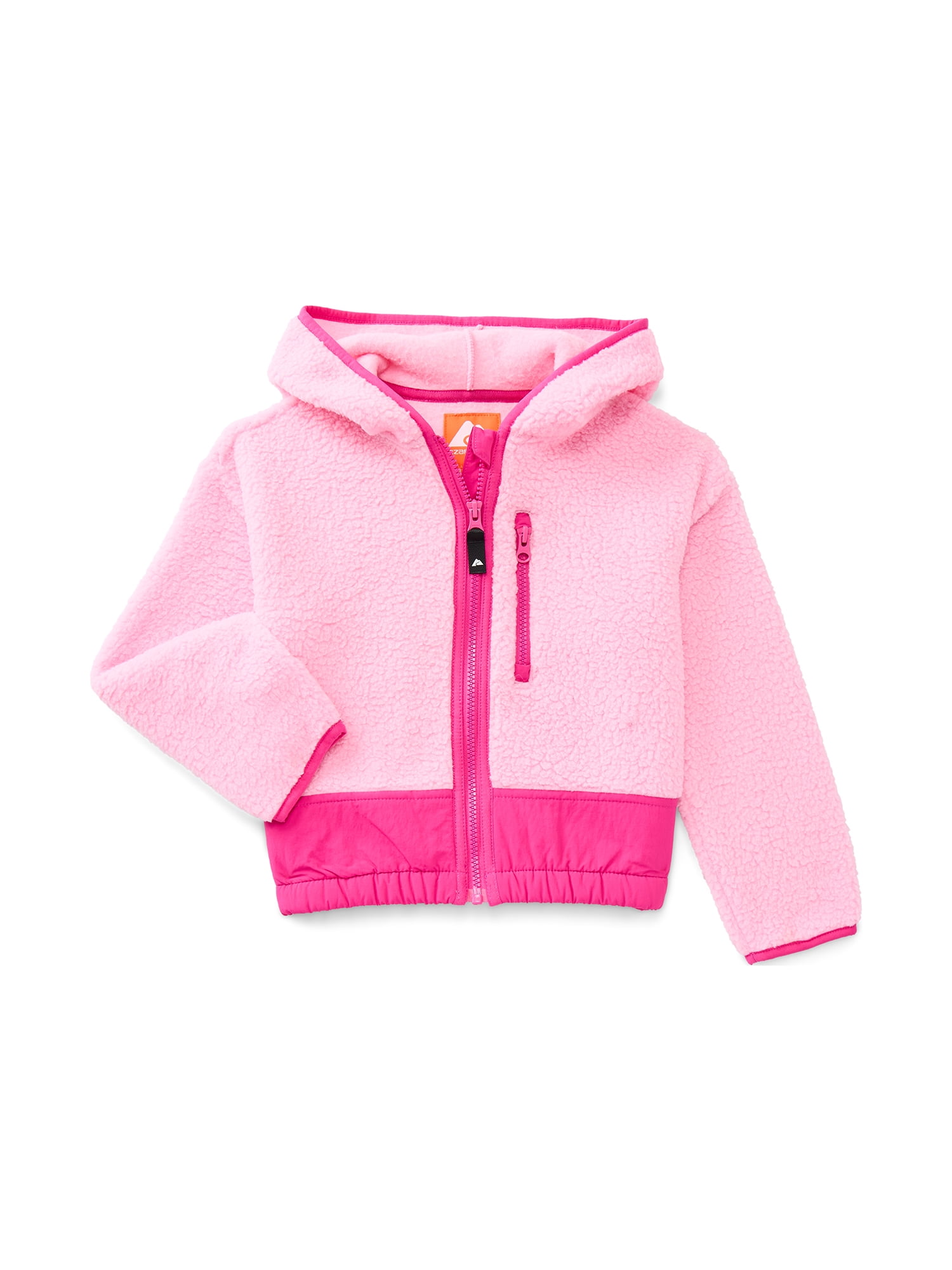 Ozark Trail Girls Zip Fleece Jacket, Sizes 4-18