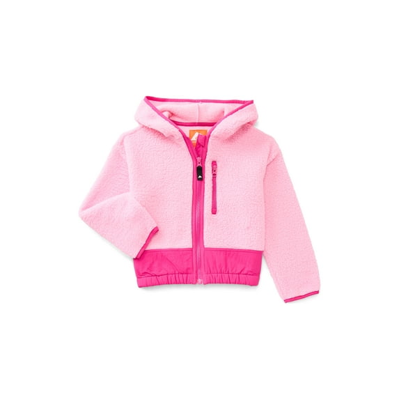 Ozark Trail Girls Zip Fleece Jacket, Sizes 4-18
