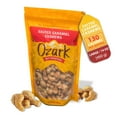 thumbnail image 1 of OZARK NUT ROASTERS: Salted Caramel Cashews, Flavored Snack Nuts & Gourmet Candied Peanuts, Blend of Sugar, Sea Salt & Caramel, Pack of 1 (14 oz), 1 of 5