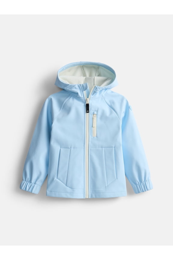 Girls Softshell Jacket with Long Sleeves, Sizes 4-18 & Plus