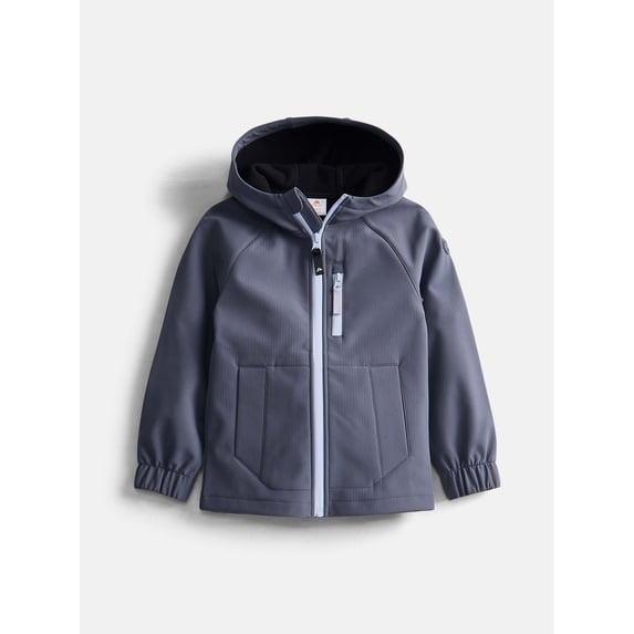 Ozark Trail Girls Softshell Jacket with Long Sleeves, Sizes 4-18 & Plus