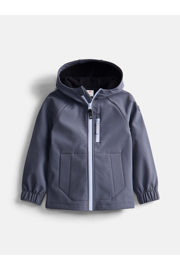 Girls Softshell Jacket with Long Sleeves, Sizes 4-18 & Plus