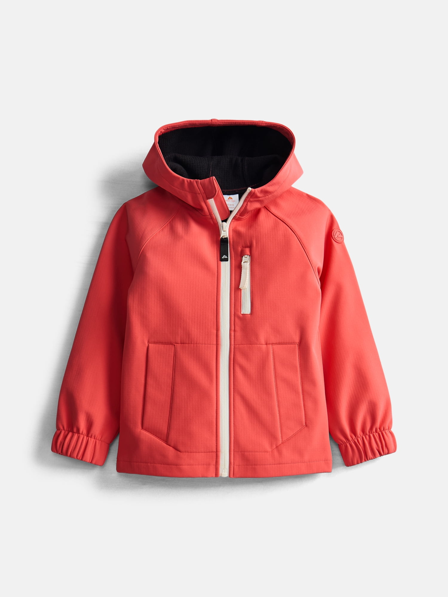 Ozark Trail Girls Softshell Jacket with Long Sleeves, Sizes 4-18 & Plus