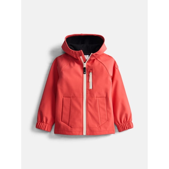 Ozark Trail Girls Softshell Jacket with Long Sleeves, Sizes 4-18 & Plus