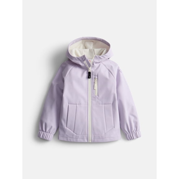 Ozark Trail Girls Softshell Jacket with Long Sleeves, Sizes 4-18 & Plus