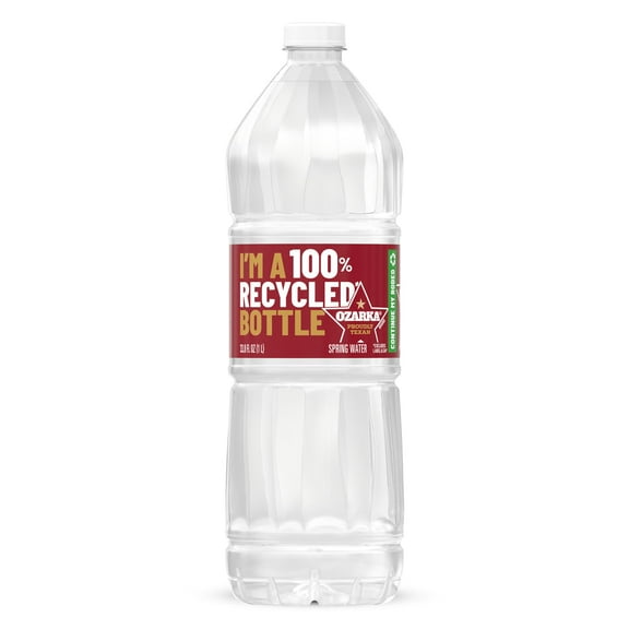Ozarka Texas Spring Water, 1 Liter, Single Plastic Bottle