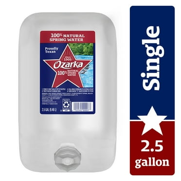 Ozarka Texas Spring Water, 2.5 Gallon, Single