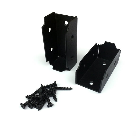 OZCO Ornamental Wood Ties 2"x4" Top Rail Saddle in Laredo Sunset - 2 Pack