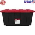 thumbnail image 1 of OZEA -Durable 27 Gallon Snap Lid Plastic Storage Bin Stackable Tote Container New, 1 of 5