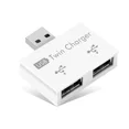 thumbnail image 1 of OZEA- Usb 2.0 2-Port, Portable 2-Port Usb Hub, Usb Twin Charger Adapter 2.0 Hub, Ma..., 1 of 6