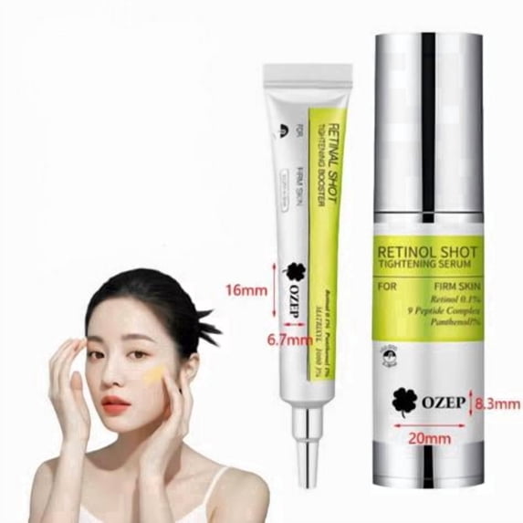 OZEP Retinol Booster 15ml, Retinol Tightening Serum 30ml, Anti-Aging Gift Set, Vitamin A Power Duo, 2 Piece