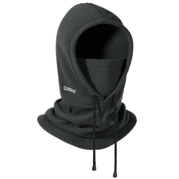 OZERO Balaclava Face Mask: Winter Polar Fleece Hood Ski Mask for Men Women, Convertible Balaclava Face Cover Hat Cap Scarf
