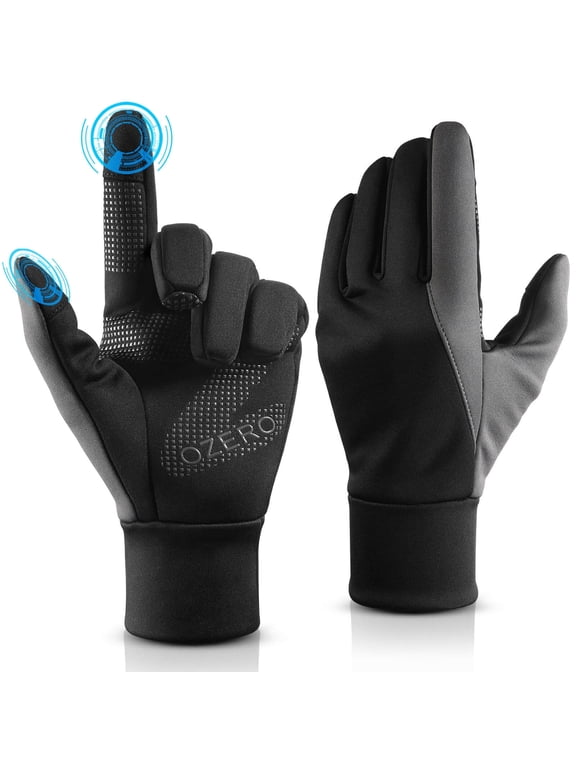 Mens Winter Thermal Gloves Touch Screen Glove Water Resistant Windproof Warm for Driving Cycling Running
