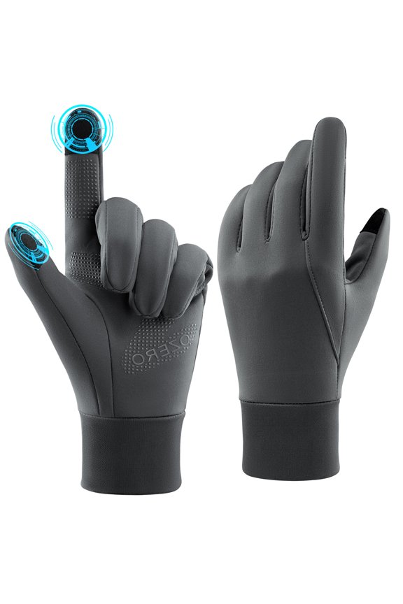 Mens Winter Thermal Gloves Touch Screen Glove Water Resistant Windproof Warm for Driving Cycling Running