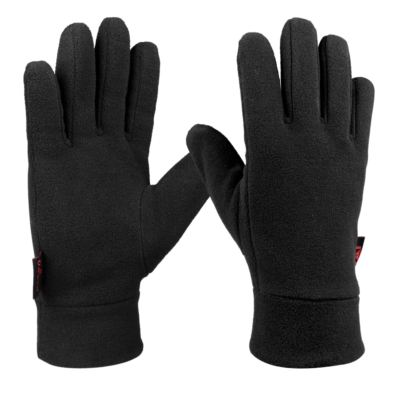 OZERO Unisex Outdoor Winter Gloves, Polar Fleece Snow Gloves with