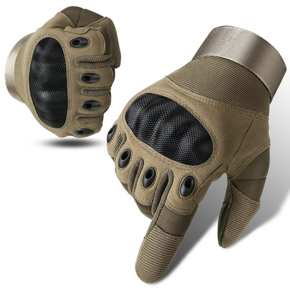 OZERO Motorcycle Gloves for Men and Women | Touch Screen Hard Knuckle Gloves | Riding Gloves | Dirt Bike Gloves | Breathable & Anti-Slip Gloves