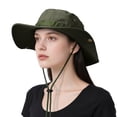 thumbnail image 1 of OZERO Sun Hat for Men Women: Fishing Hat Wide Brim Bucket Boonie Hats UV Protection for Summer Beach Hiking Safari Travel, 1 of 7