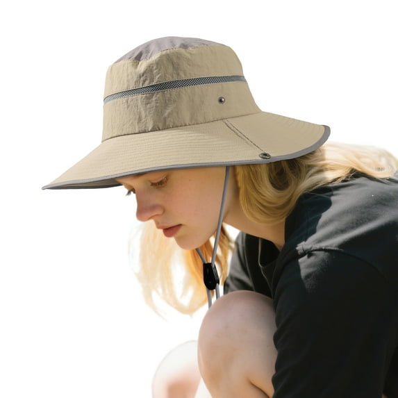 OZERO Sun Hat for Men Women: Fishing Hat Wide Brim UV Protection Bucket Boonie Hats Waterproof Summer Beach Hiking