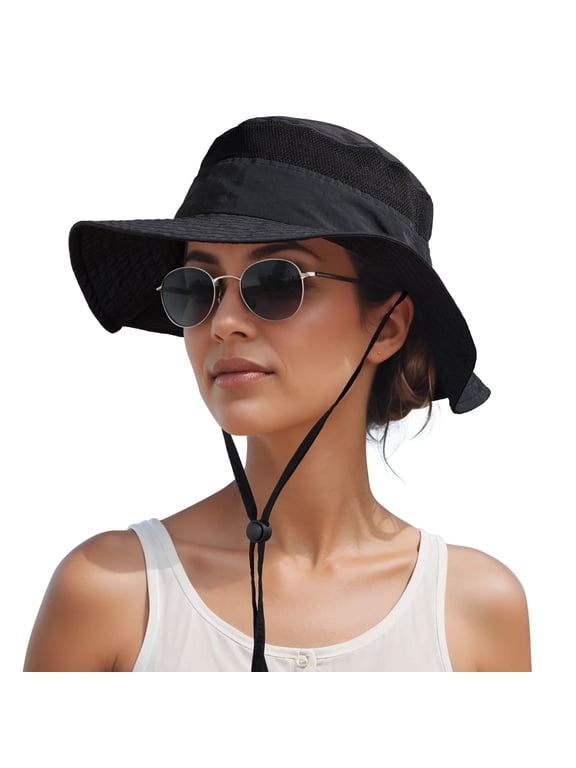 Sun Hat for Men Women:UV Protection Breathable Wide Brim Bucket Hat for Summer Fishing, Hiking, Camping Lightweight Outdoor Adventure Cap