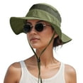 thumbnail image 1 of OZERO Sun Hat for Men Women：UV Protection Breathable Wide Brim Bucket Hat for Summer Fishing, Hiking, Camping Lightweight Outdoor Adventure Cap, 1 of 10
