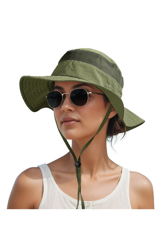 Sun Hat for Men Women:UV Protection Breathable Wide Brim Bucket Hat for Summer Fishing, Hiking, Camping Lightweight Outdoor Adventure Cap