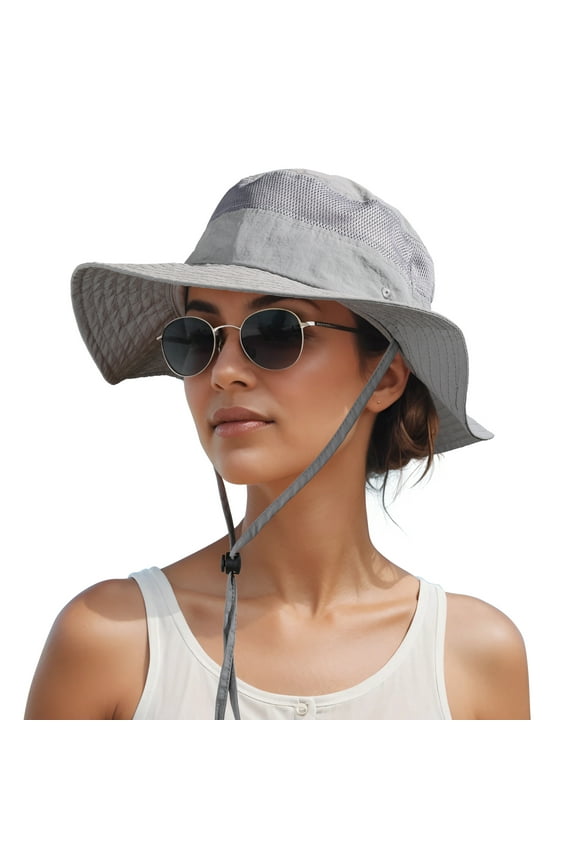 Sun Hat for Men Women:UV Protection Breathable Wide Brim Bucket Hat for Summer Fishing, Hiking, Camping Lightweight Outdoor Adventure Cap