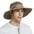 thumbnail image 1 of OZERO Sun Hat for Men Women: Wide Brim UV Protection Fishing Hat - Lightweight Foldable Bucket Hat for Hiking Gardening Beach, 1 of 7